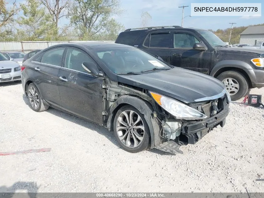 5NPEC4AB4DH597778 2013 Hyundai Sonata Limited 2.0T