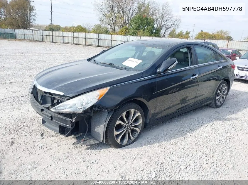 5NPEC4AB4DH597778 2013 Hyundai Sonata Limited 2.0T