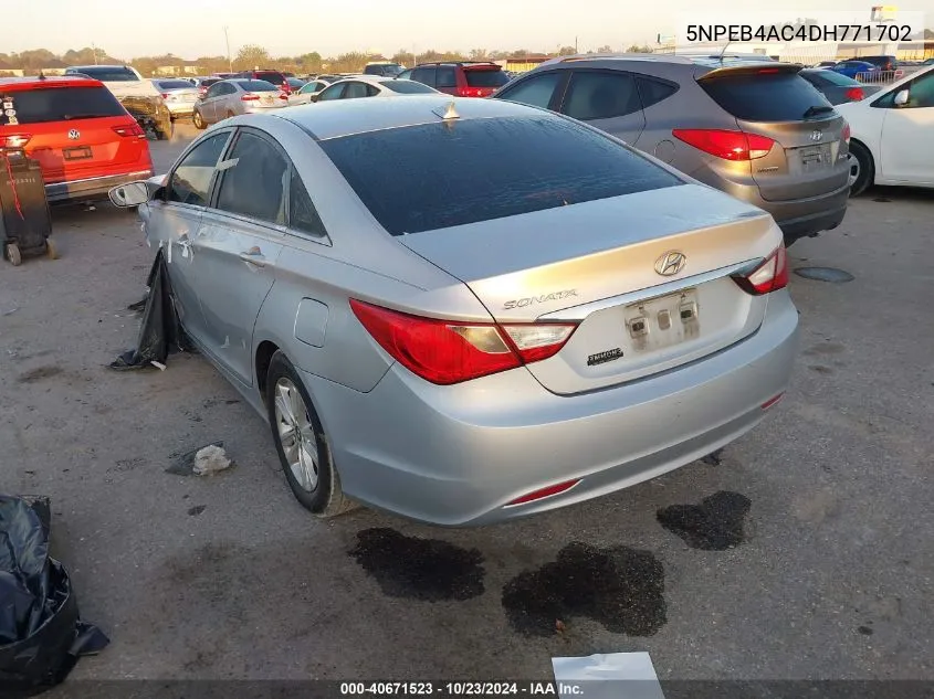 5NPEB4AC4DH771702 2013 Hyundai Sonata Gls