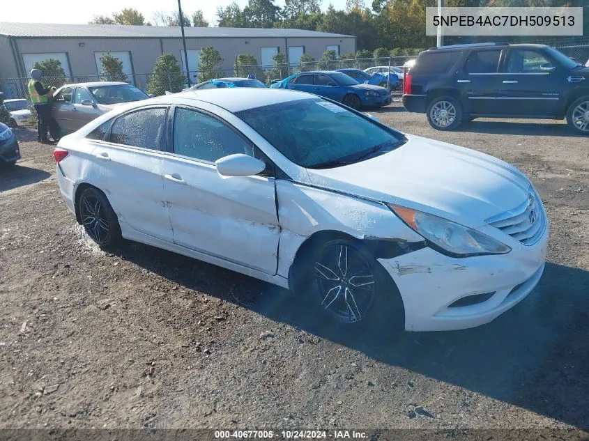 2013 Hyundai Sonata Gls VIN: 5NPEB4AC7DH509513 Lot: 40677005