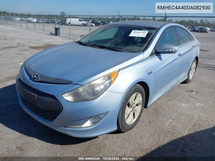 2013 Hyundai Sonata Hybrid VIN: KMHEC4A40DA082930 Lot: 40685348