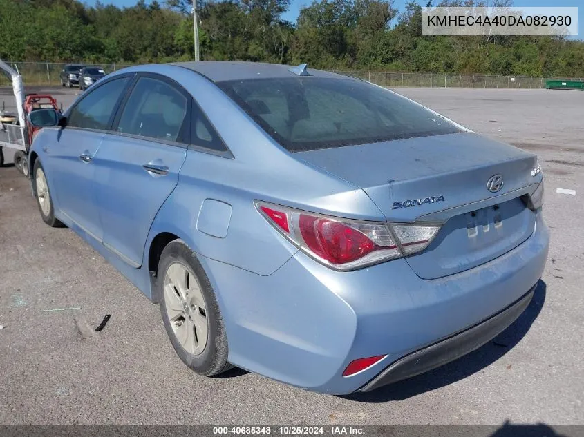 2013 Hyundai Sonata Hybrid VIN: KMHEC4A40DA082930 Lot: 40685348