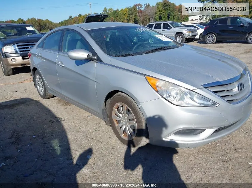 2013 Hyundai Sonata Gls VIN: 5NPEB4AC5DH554028 Lot: 40686998