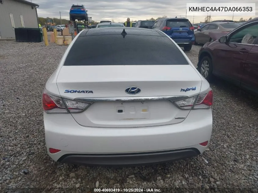 KMHEC4A47DA066353 2013 Hyundai Sonata Hybrid Limited