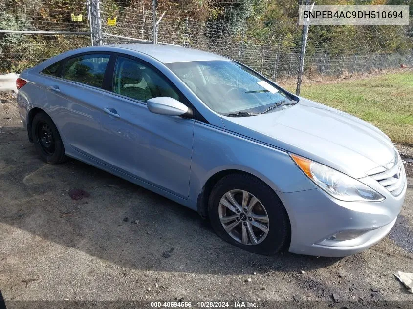 2013 Hyundai Sonata Gls VIN: 5NPEB4AC9DH510694 Lot: 40694556