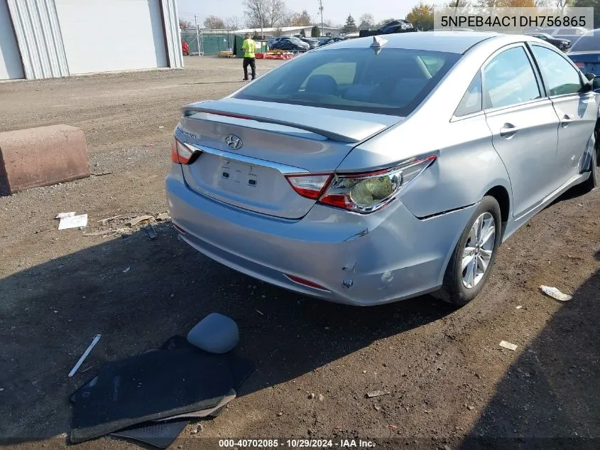 2013 Hyundai Sonata Gls VIN: 5NPEB4AC1DH756865 Lot: 40702085