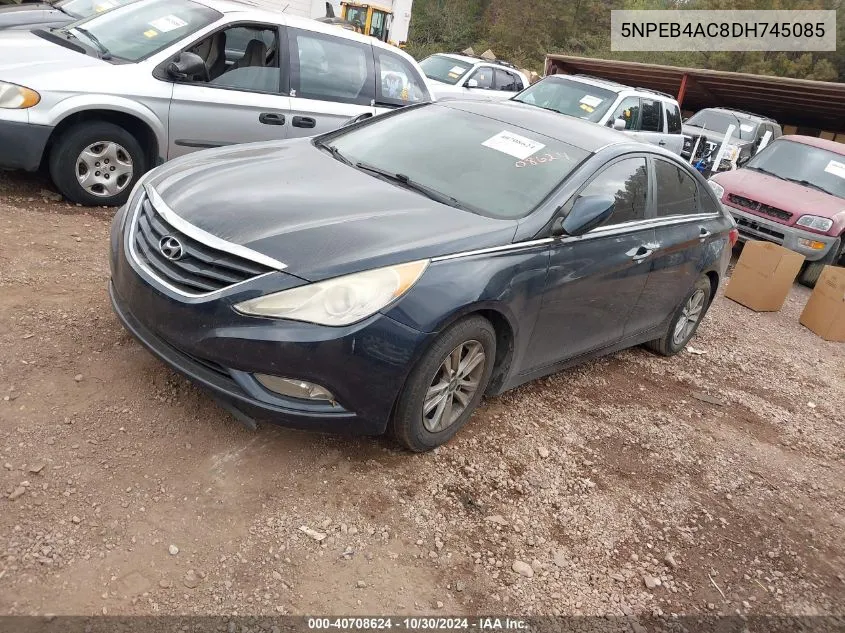 2013 Hyundai Sonata Gls VIN: 5NPEB4AC8DH745085 Lot: 40708624