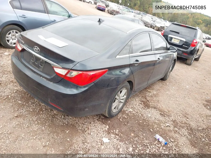 2013 Hyundai Sonata Gls VIN: 5NPEB4AC8DH745085 Lot: 40708624