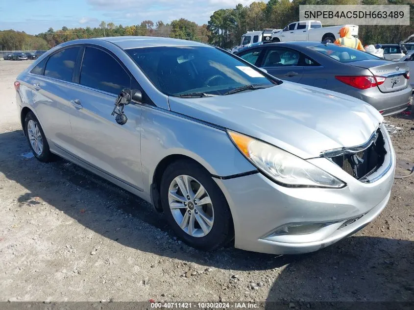 2013 Hyundai Sonata Gls VIN: 5NPEB4AC5DH663489 Lot: 40711421