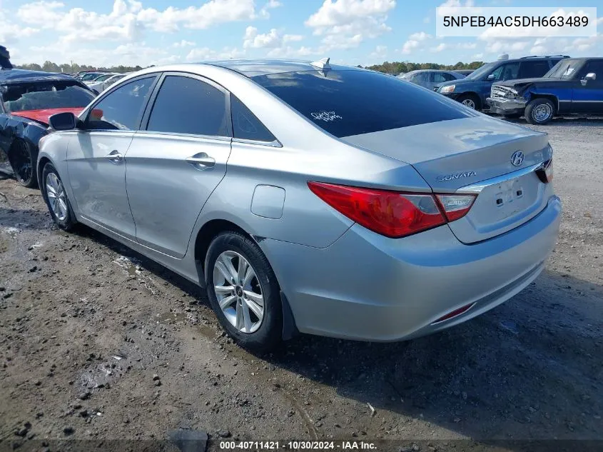 5NPEB4AC5DH663489 2013 Hyundai Sonata Gls