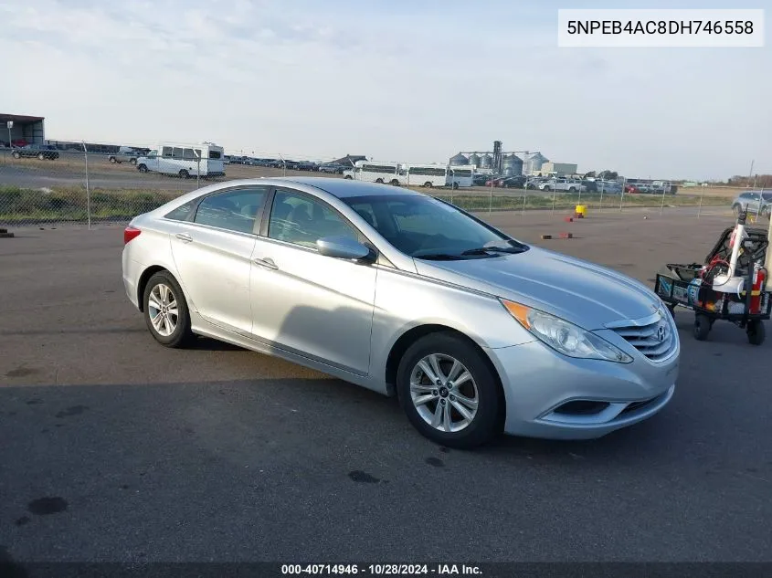 2013 Hyundai Sonata Gls VIN: 5NPEB4AC8DH746558 Lot: 40714946