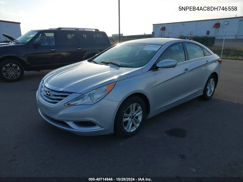 2013 Hyundai Sonata Gls VIN: 5NPEB4AC8DH746558 Lot: 40714946