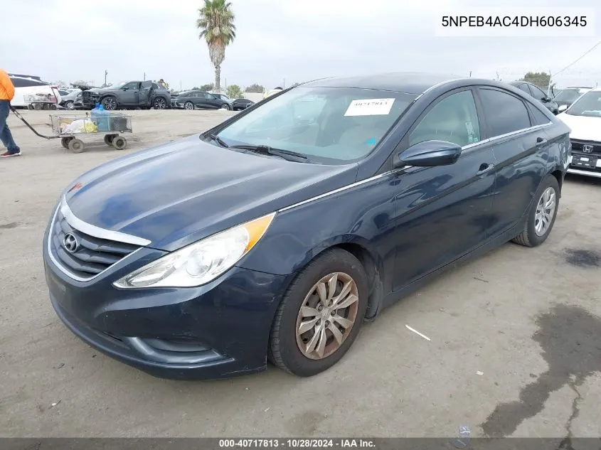 5NPEB4AC4DH606345 2013 Hyundai Sonata Gls