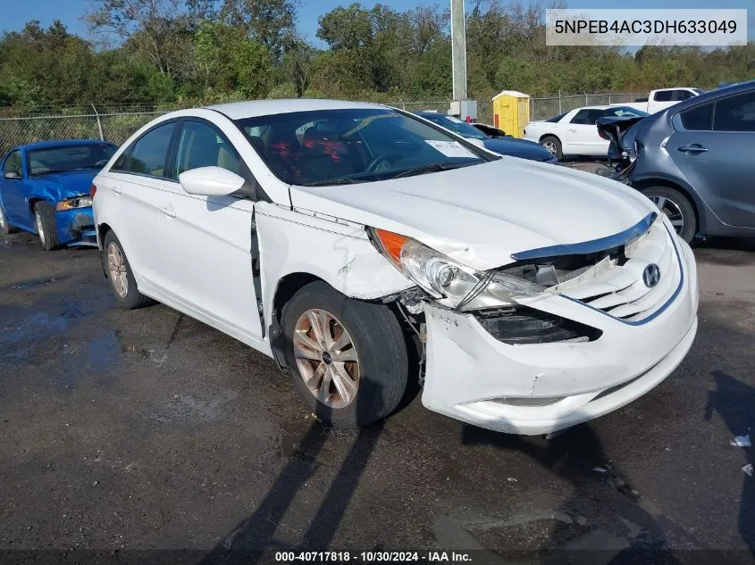 2013 Hyundai Sonata Gls VIN: 5NPEB4AC3DH633049 Lot: 40717818