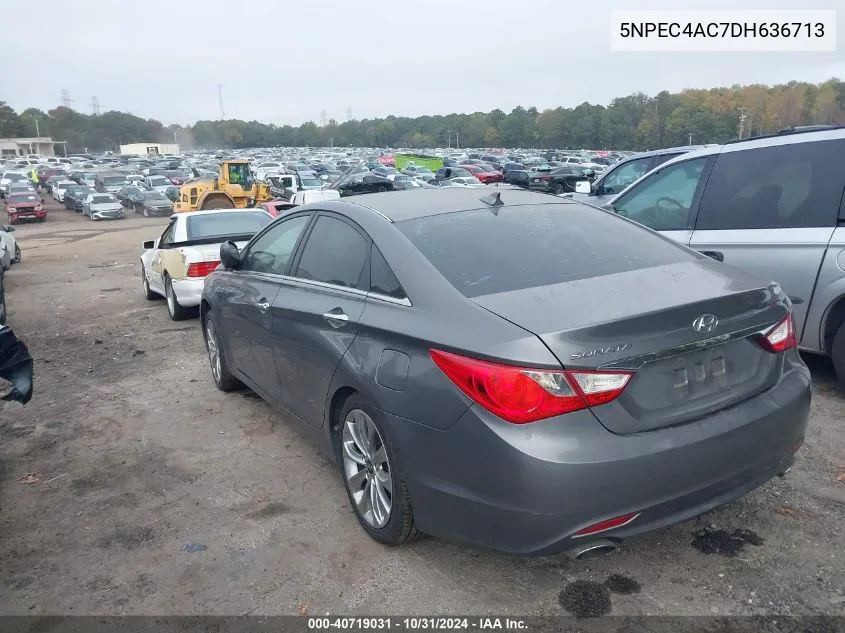 2013 Hyundai Sonata Se/Limited VIN: 5NPEC4AC7DH636713 Lot: 40719031