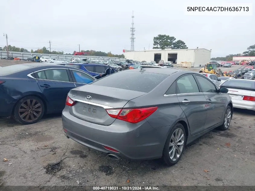 2013 Hyundai Sonata Se/Limited VIN: 5NPEC4AC7DH636713 Lot: 40719031