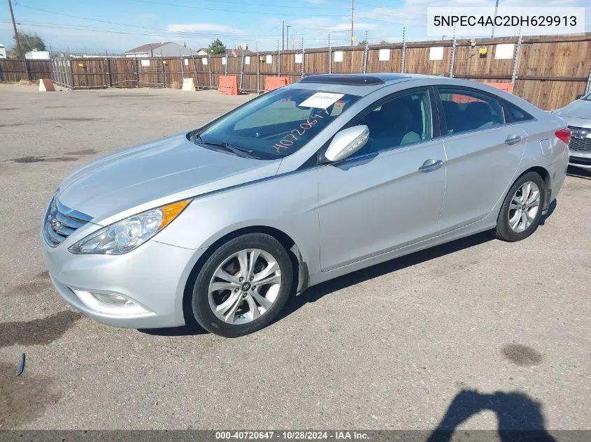 2013 Hyundai Sonata Limited VIN: 5NPEC4AC2DH629913 Lot: 40720647