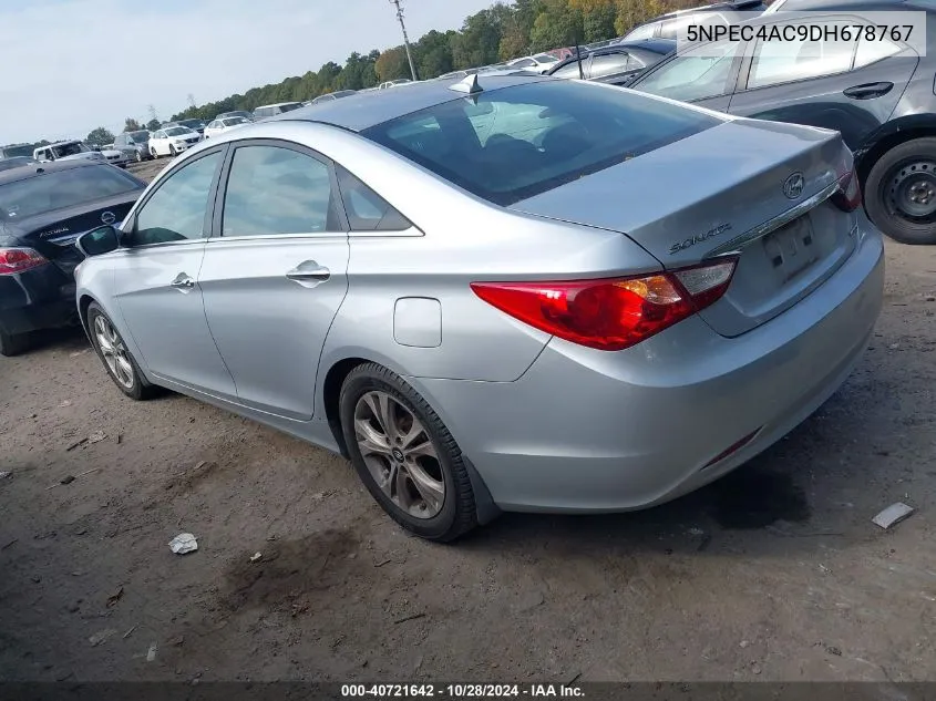 2013 Hyundai Sonata Limited VIN: 5NPEC4AC9DH678767 Lot: 40721642