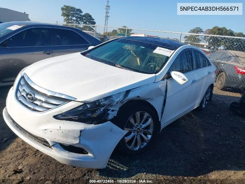 2013 Hyundai Sonata Limited 2.0T VIN: 5NPEC4AB3DH566571 Lot: 40722458