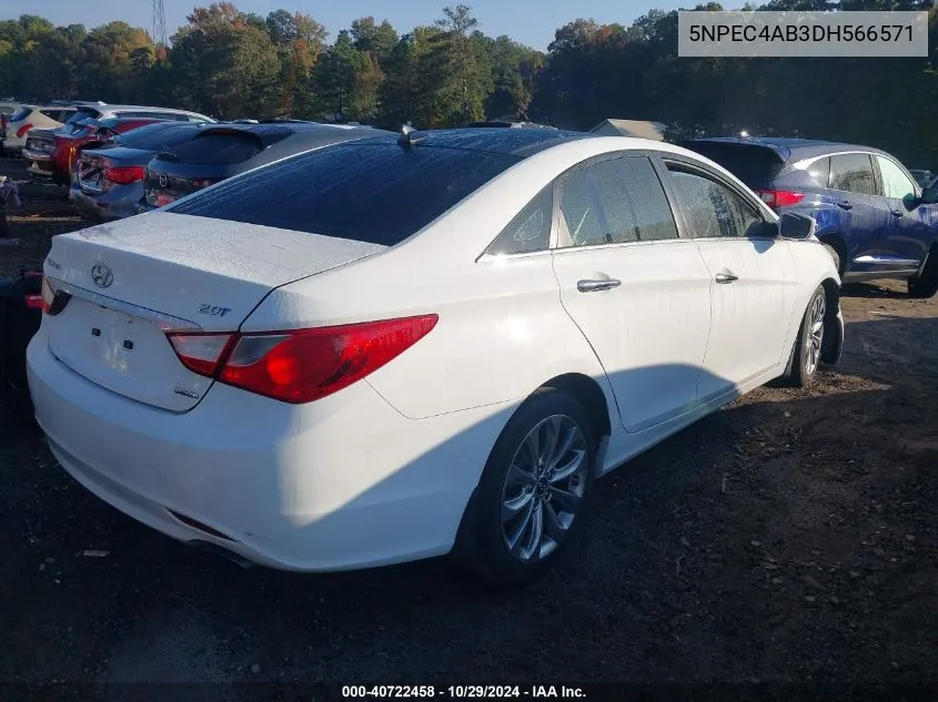 2013 Hyundai Sonata Limited 2.0T VIN: 5NPEC4AB3DH566571 Lot: 40722458