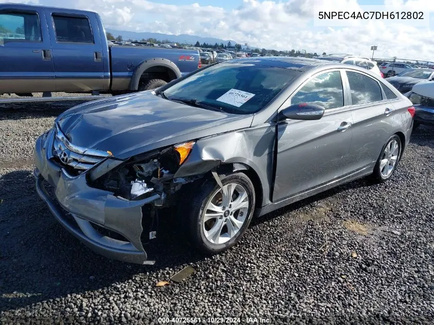 2013 Hyundai Sonata Limited VIN: 5NPEC4AC7DH612802 Lot: 40725561