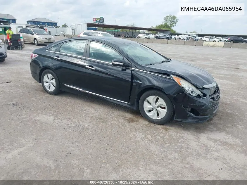 2013 Hyundai Sonata Hybrid VIN: KMHEC4A46DA065954 Lot: 40726330