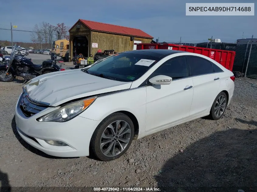 2013 Hyundai Sonata Limited 2.0T VIN: 5NPEC4AB9DH714688 Lot: 40729042