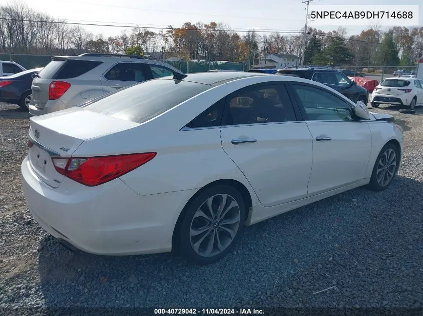 2013 Hyundai Sonata Limited 2.0T VIN: 5NPEC4AB9DH714688 Lot: 40729042