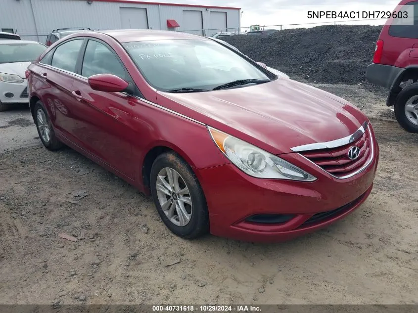 5NPEB4AC1DH729603 2013 Hyundai Sonata Gls