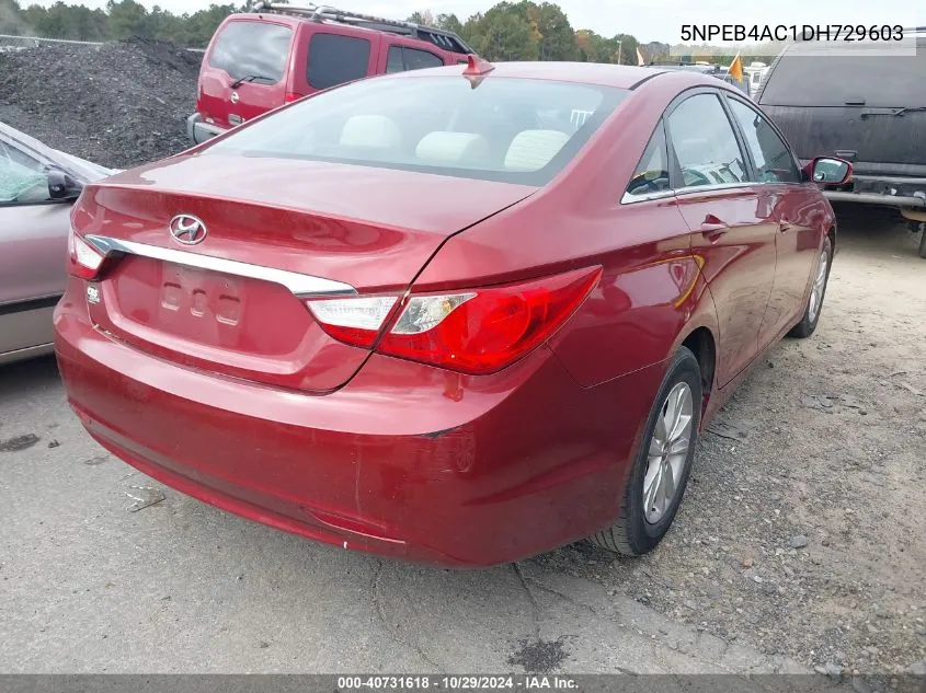 5NPEB4AC1DH729603 2013 Hyundai Sonata Gls