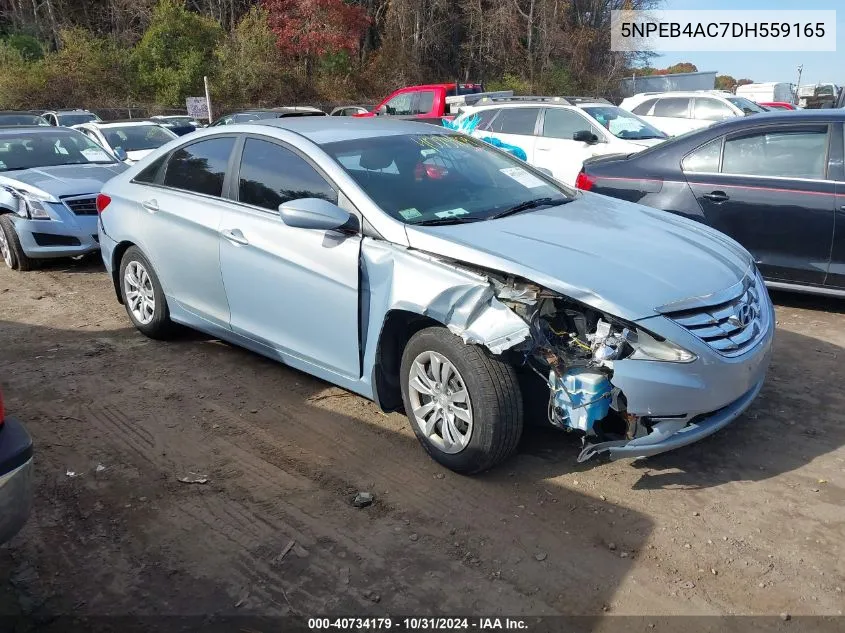 2013 Hyundai Sonata Gls VIN: 5NPEB4AC7DH559165 Lot: 40734179