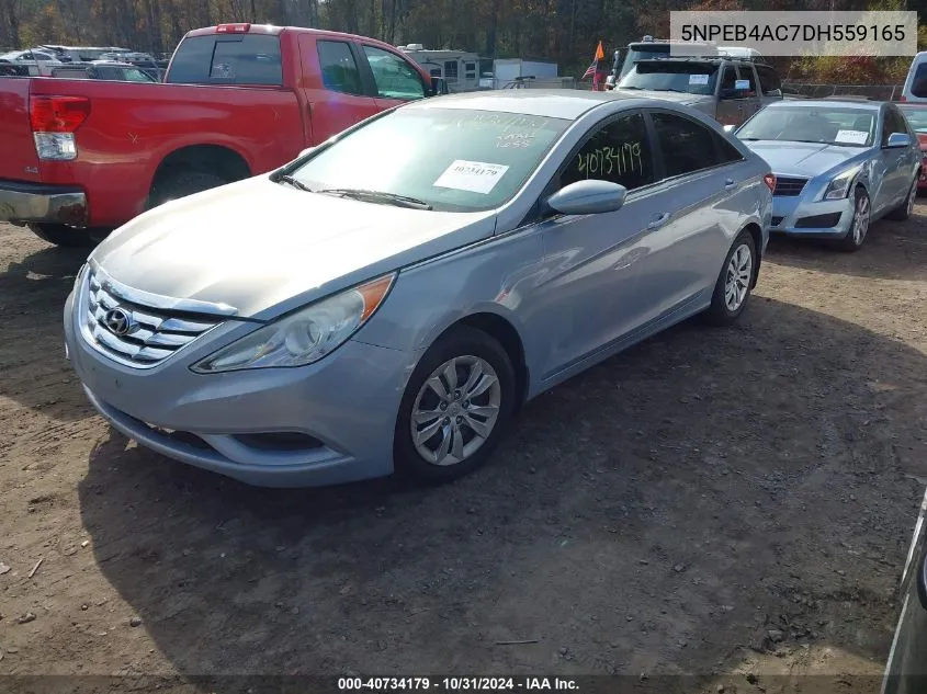 2013 Hyundai Sonata Gls VIN: 5NPEB4AC7DH559165 Lot: 40734179