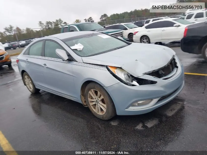 2013 Hyundai Sonata Gls VIN: 5NPEB4AC5DH556703 Lot: 40735611