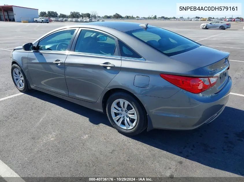 5NPEB4AC0DH579161 2013 Hyundai Sonata Gls