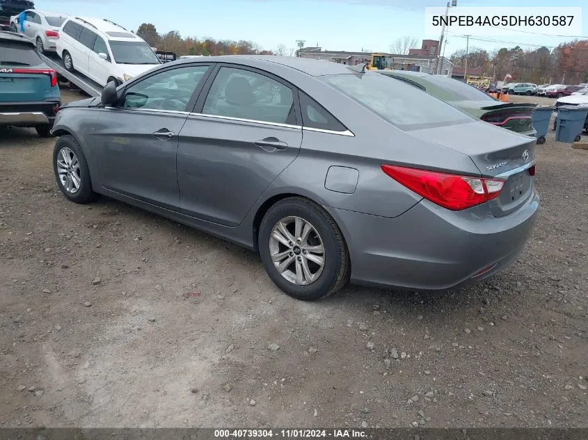 2013 Hyundai Sonata Gls VIN: 5NPEB4AC5DH630587 Lot: 40739304