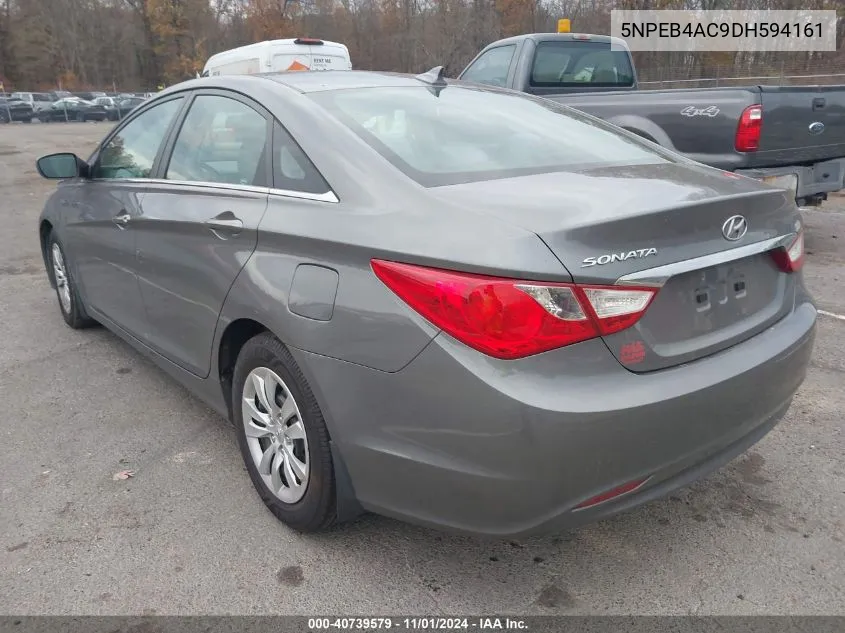 2013 Hyundai Sonata Gls VIN: 5NPEB4AC9DH594161 Lot: 40739579