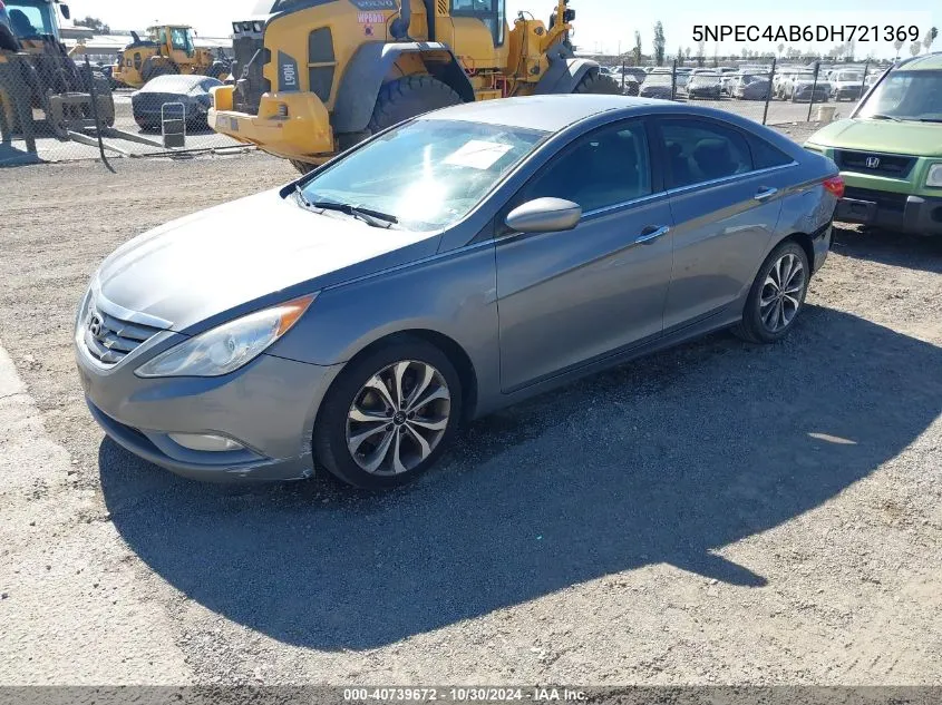 2013 Hyundai Sonata Se 2.0T VIN: 5NPEC4AB6DH721369 Lot: 40739672