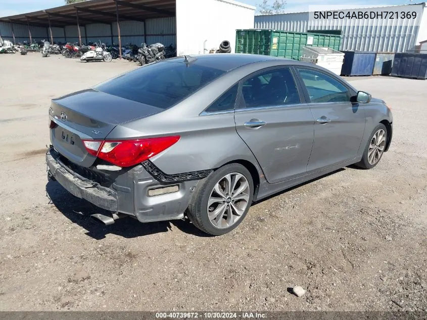 2013 Hyundai Sonata Se 2.0T VIN: 5NPEC4AB6DH721369 Lot: 40739672