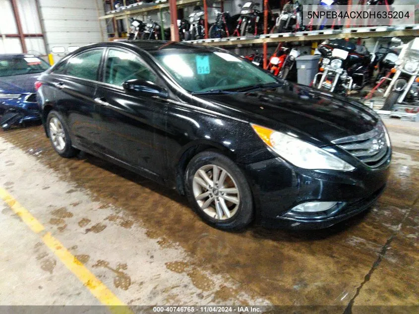 2013 Hyundai Sonata Gls VIN: 5NPEB4ACXDH635204 Lot: 40746765