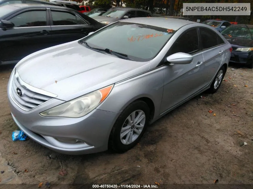 2013 Hyundai Sonata Gls VIN: 5NPEB4AC5DH542249 Lot: 40750420