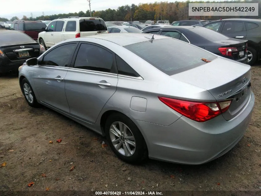 2013 Hyundai Sonata Gls VIN: 5NPEB4AC5DH542249 Lot: 40750420