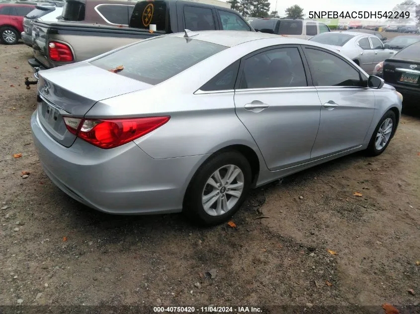 2013 Hyundai Sonata Gls VIN: 5NPEB4AC5DH542249 Lot: 40750420