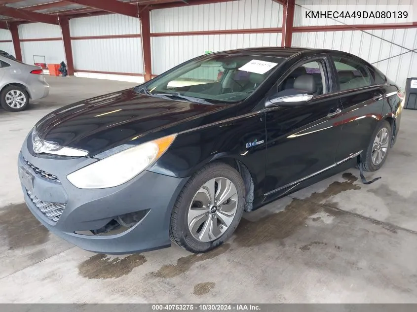 2013 Hyundai Sonata Hybrid Limited VIN: KMHEC4A49DA080139 Lot: 40753275