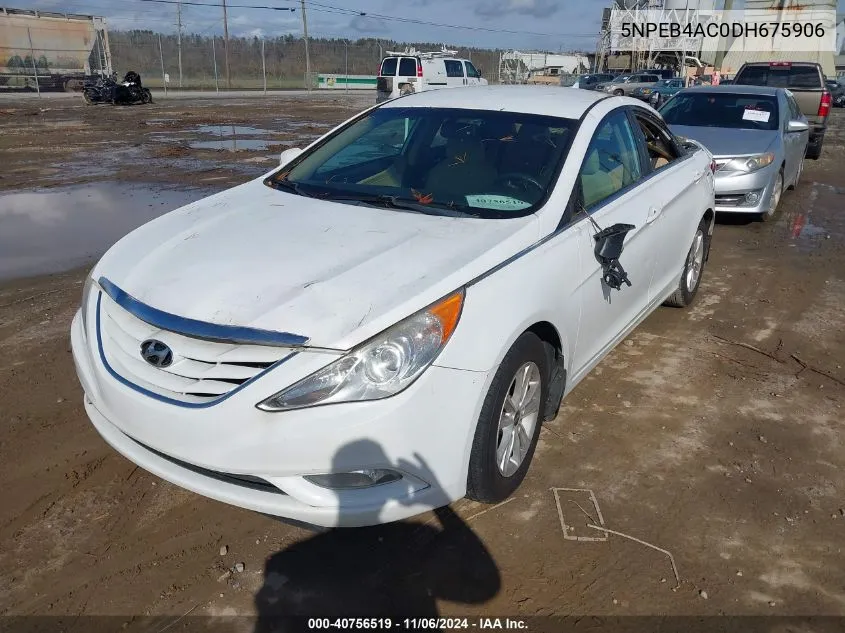 2013 Hyundai Sonata Gls VIN: 5NPEB4AC0DH675906 Lot: 40756519