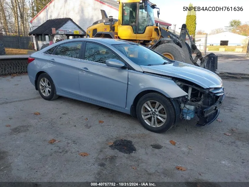 2013 Hyundai Sonata Gls VIN: 5NPEB4AC0DH761636 Lot: 40757752