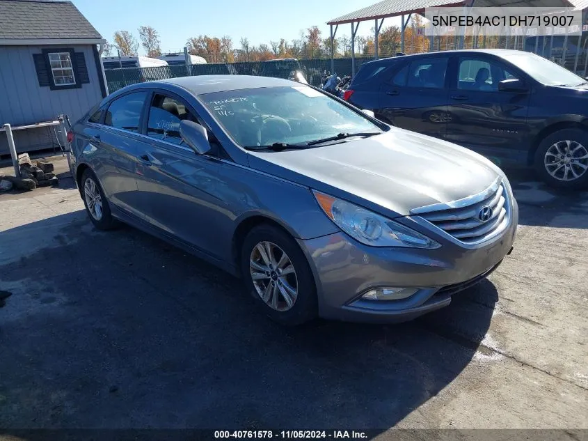 2013 Hyundai Sonata Gls VIN: 5NPEB4AC1DH719007 Lot: 40761578