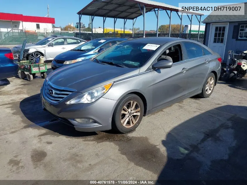 2013 Hyundai Sonata Gls VIN: 5NPEB4AC1DH719007 Lot: 40761578