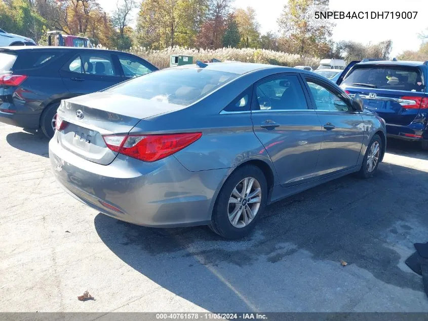 2013 Hyundai Sonata Gls VIN: 5NPEB4AC1DH719007 Lot: 40761578