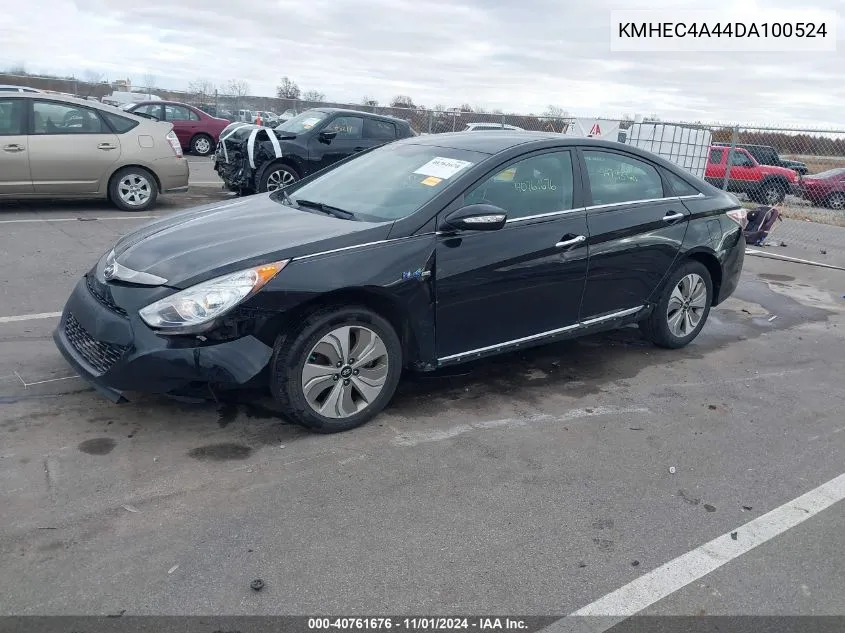 2013 Hyundai Sonata Hybrid Limited VIN: KMHEC4A44DA100524 Lot: 40761676