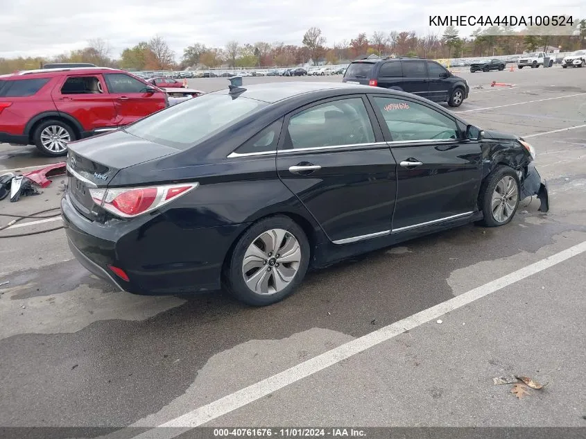 2013 Hyundai Sonata Hybrid Limited VIN: KMHEC4A44DA100524 Lot: 40761676